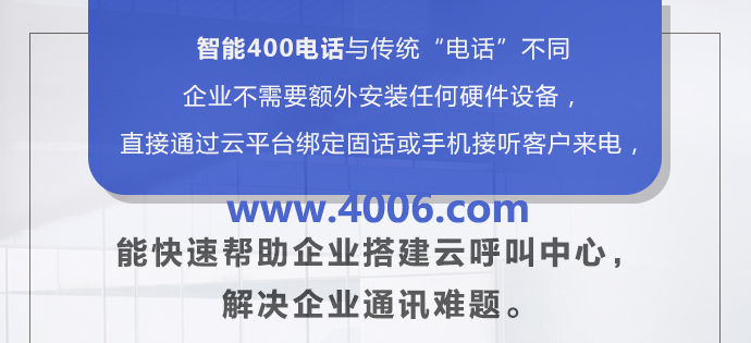 400電話讓企業(yè)服務不間斷的原因 400電話讓企業(yè)服務不間斷的原因
